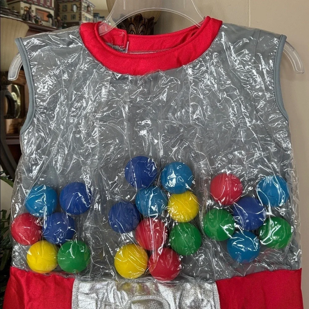 Brand New Dress Up America Kids Halloween Gumball Machine Costume Dress Colorful